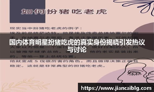国内体育明星扮猪吃虎的真实身份揭晓引发热议与讨论